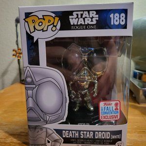 Star Wars Rogue One Death Star Droid (White) 2017 Fall Convention Excl Funko Pop